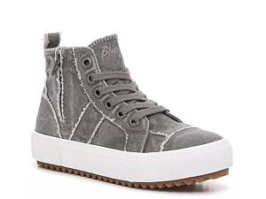 Womens grey sale high top sneakers