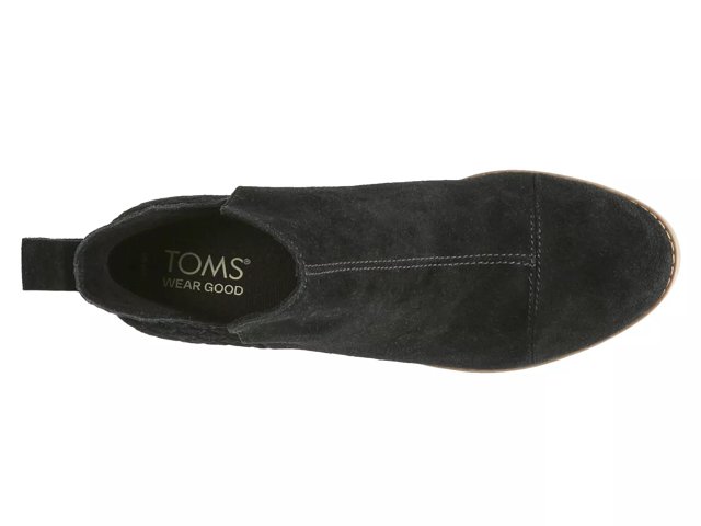 Toms black ankle boots hot sale