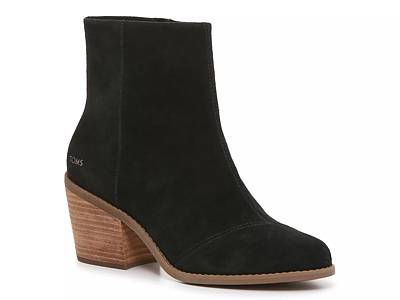 Toms black clearance suede boots