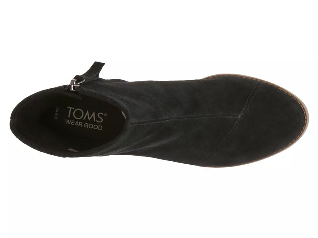Toms black suede boots hotsell