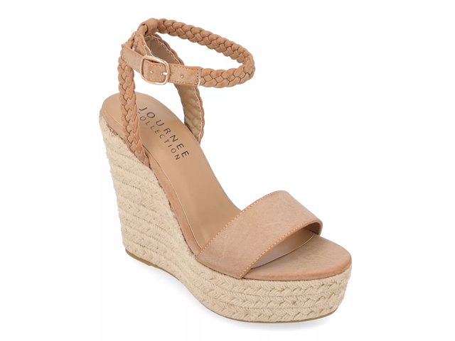Journee Collection Andiah Espadrille Wedge Sandal