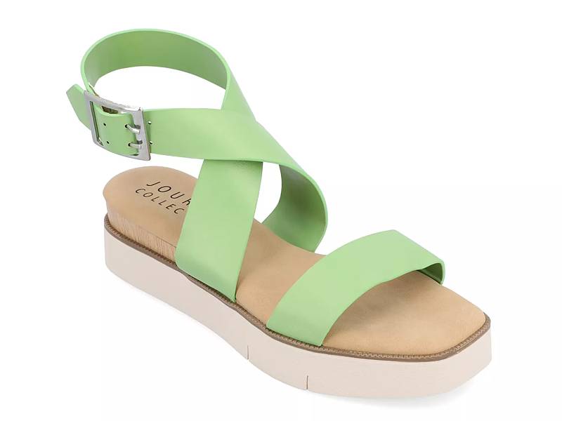 Dsw best sale green sandals