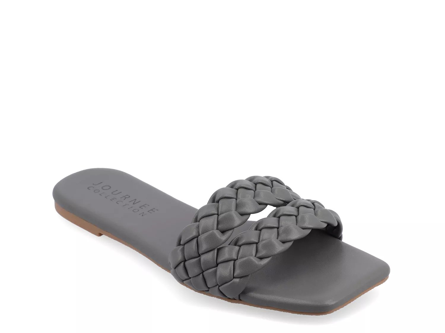 Journee Collection Sawyerr Sandal | Women's | Grey | Size 7 | Sandals