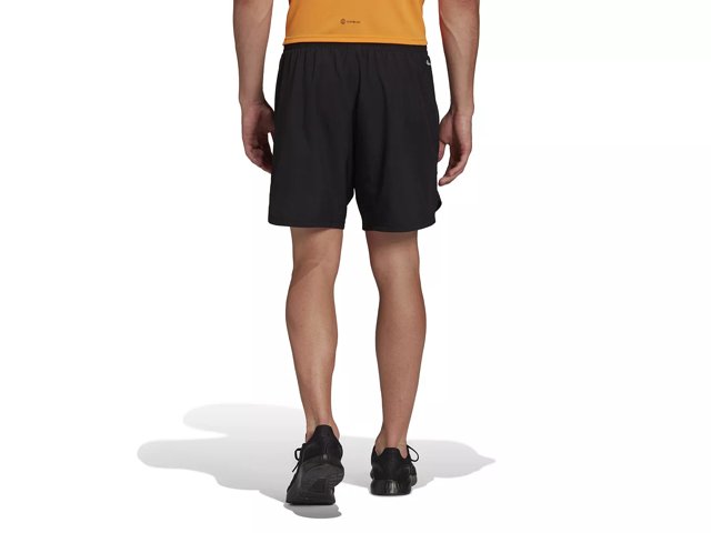 Black adidas AEROREADY Designed to Move Woven Sport Shorts, Men training