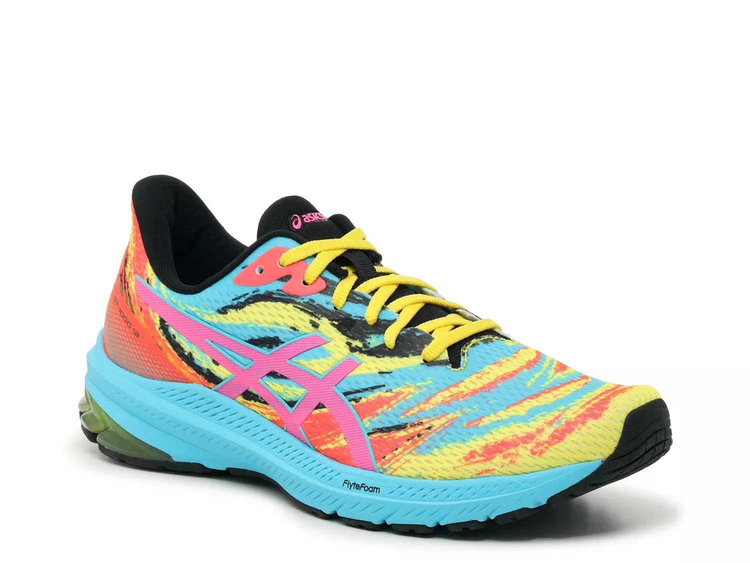 Asics GT 1000 12 Scarpe da Running Donna - Black/Glow Yellow