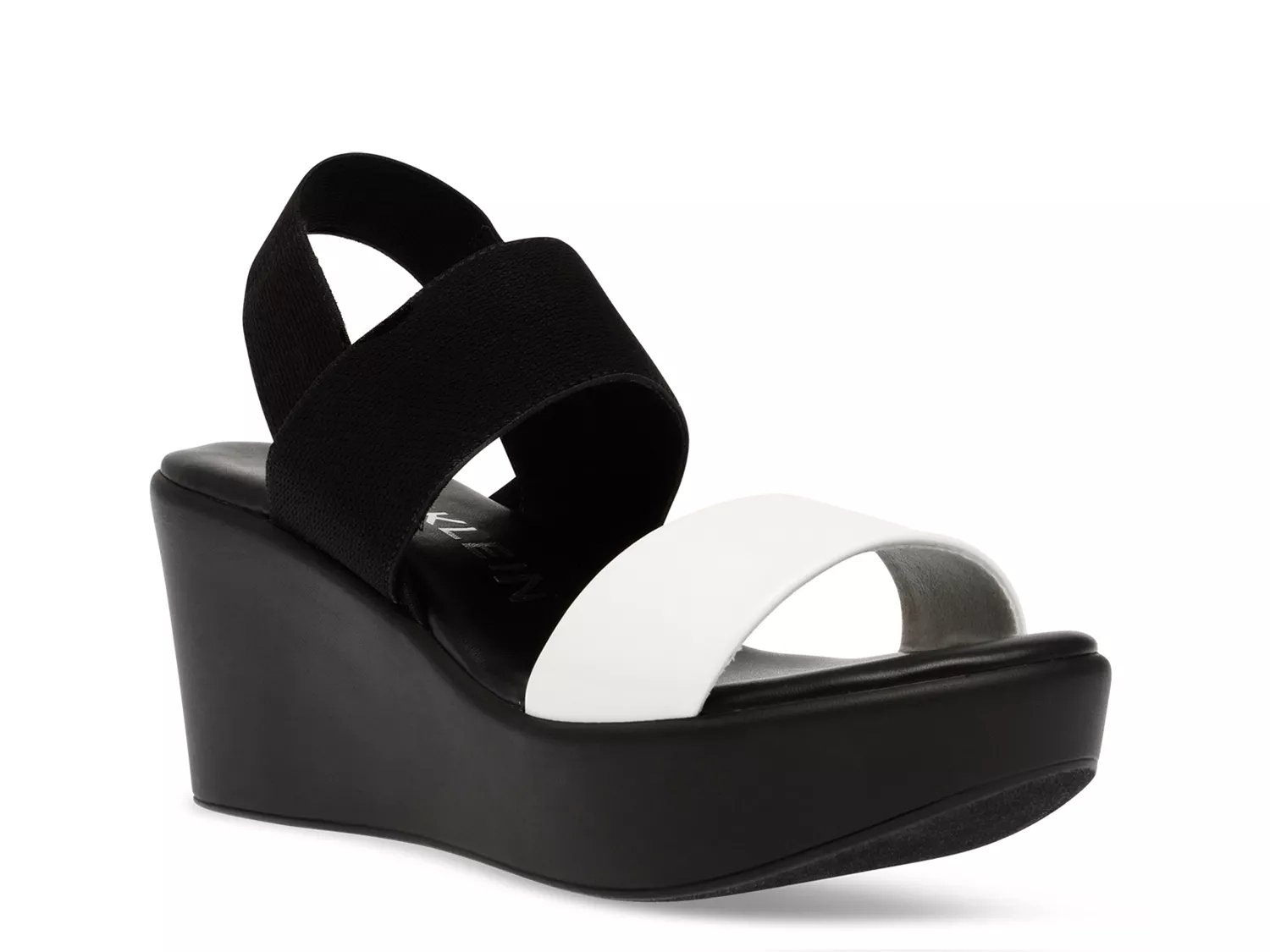 Calvin klein orders black wedge sandal