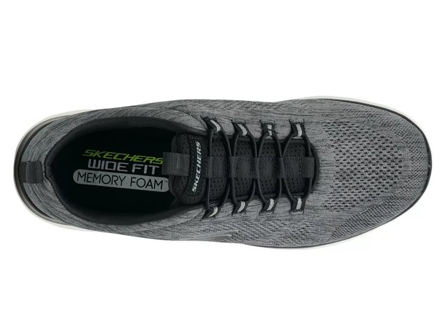 Skechers wide fit memory foam mens online