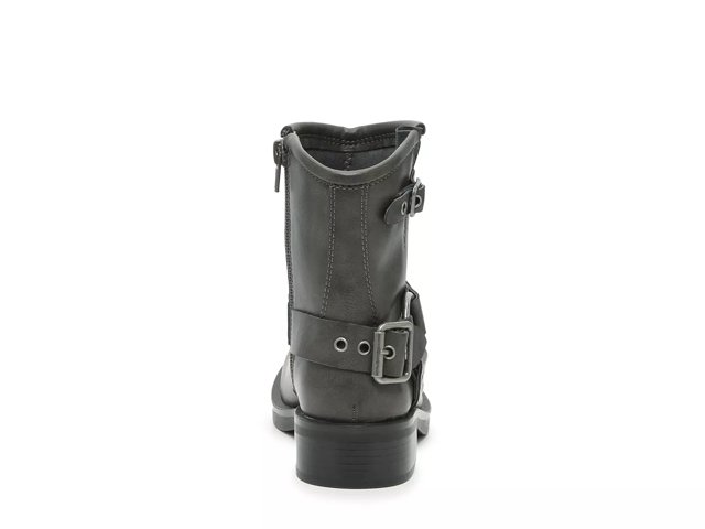 Kids black biker boots online