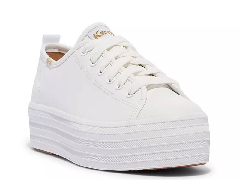 Keds Triple Kick Leather Platform Sneaker - Women's - Free Shipping | DSW