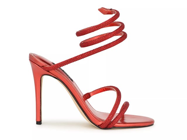 Nine west mod transparent heel sandals cheap