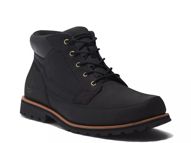 Timberland black leather chukka boots new arrivals