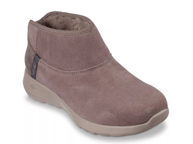 Skechers suede ankle boots discount