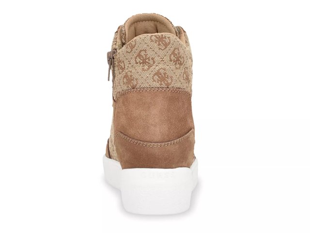 Guess high top wedge sneakers hotsell