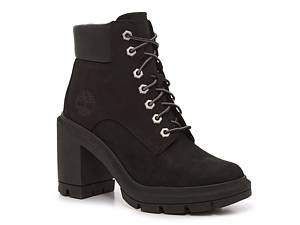 Black timberland best sale boots womens