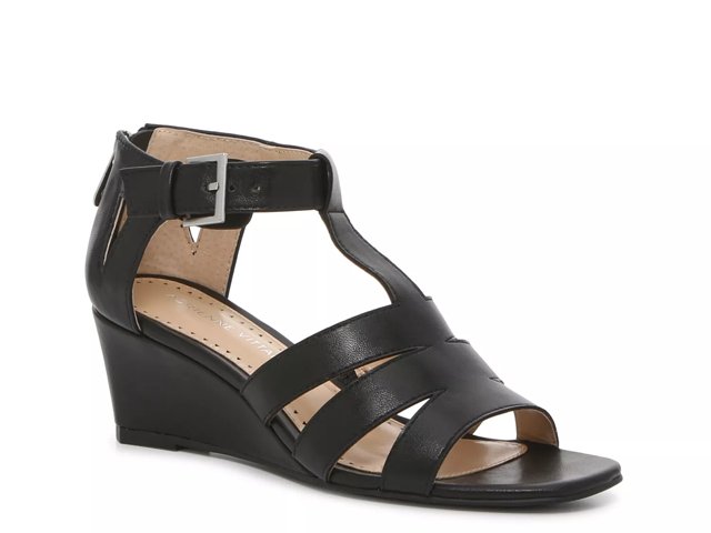 Adrienne Vittadini Ambyr Wedge Sandal - Free Shipping | DSW