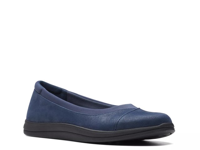 Clarks cushion soft flats top