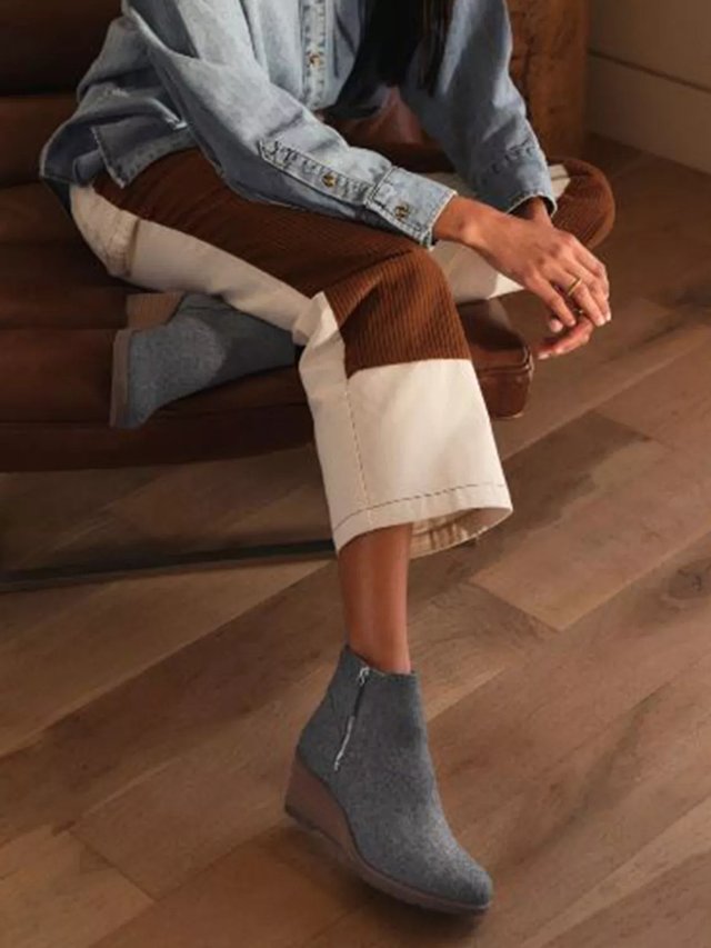Chloe wedge boots discount
