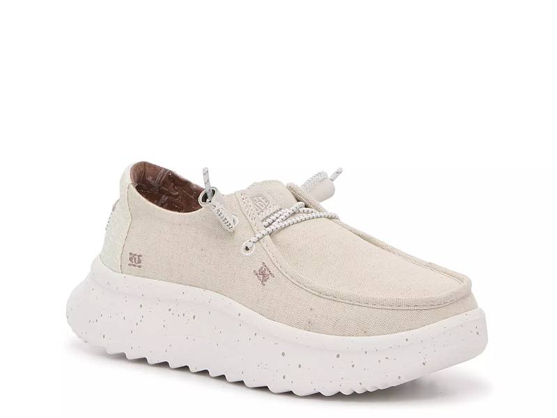 Hey Dude Wendy Sox Slip-On Shoes, Sand Beige, Sizes 8 / 9 / 10 (121920604)