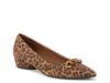 Becca Pump Brown Leopard Print Suede view