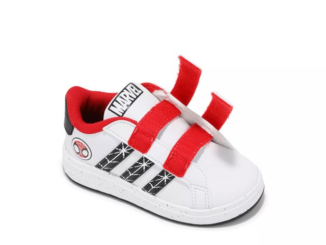 adidas Grand Court Spider Man Sneaker Kids Free Shipping DSW