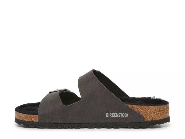 Birkenstock Arizona Shearling Slide Sandal - Women's - Free