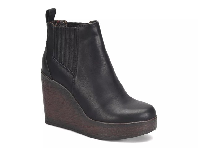 Black wedge shooties clearance