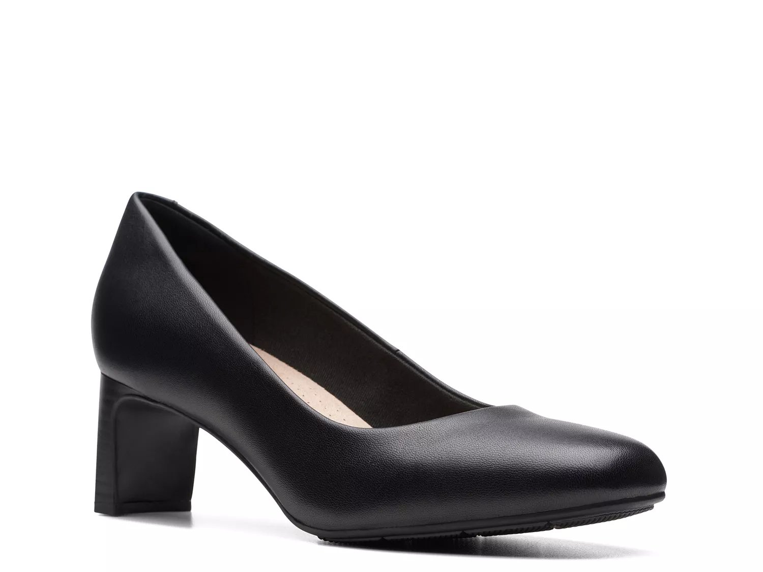 Clarks shoes black pumps online