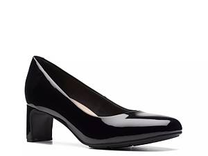 Black block hot sale heels dsw