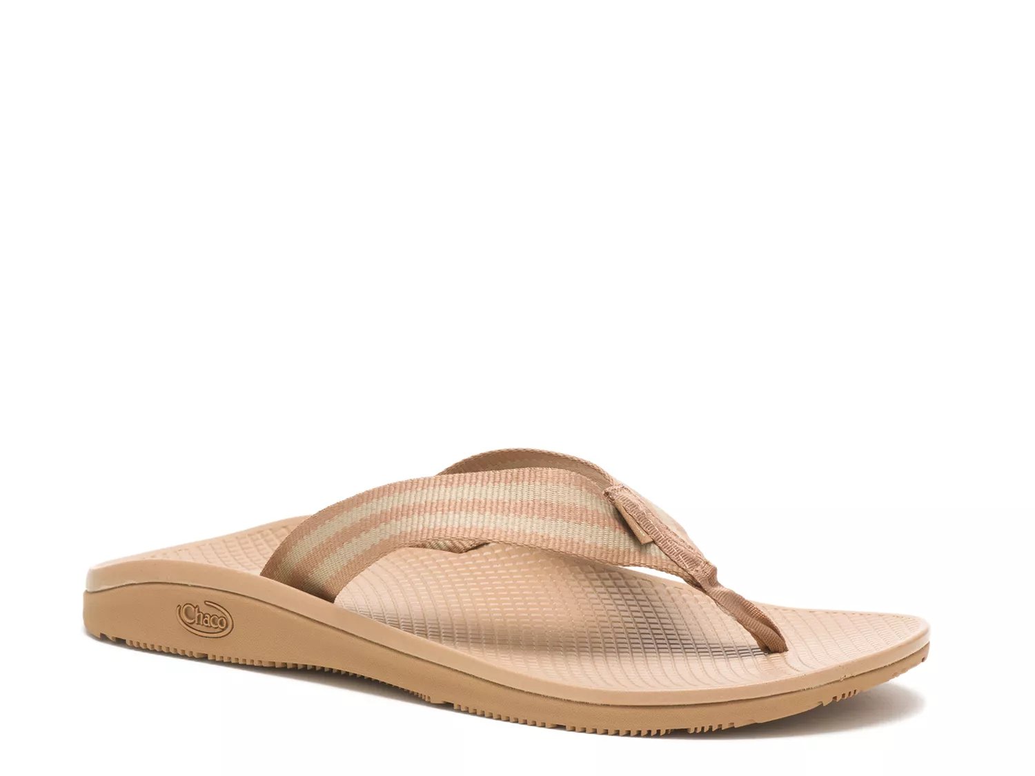 Chaco Men's Classic Leather Flip-Flop, TAN, 10