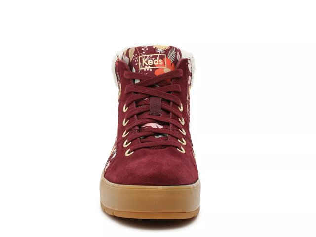 Burgundy keds clearance