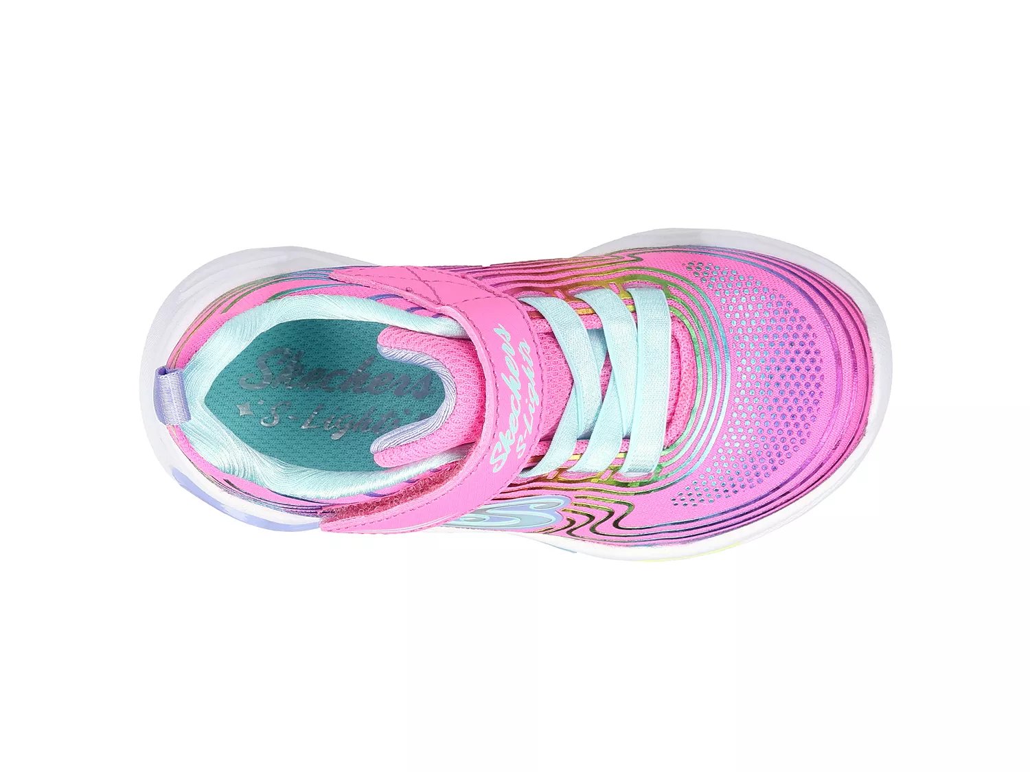 Wavy Beams Slip-On Light-Up Sneaker