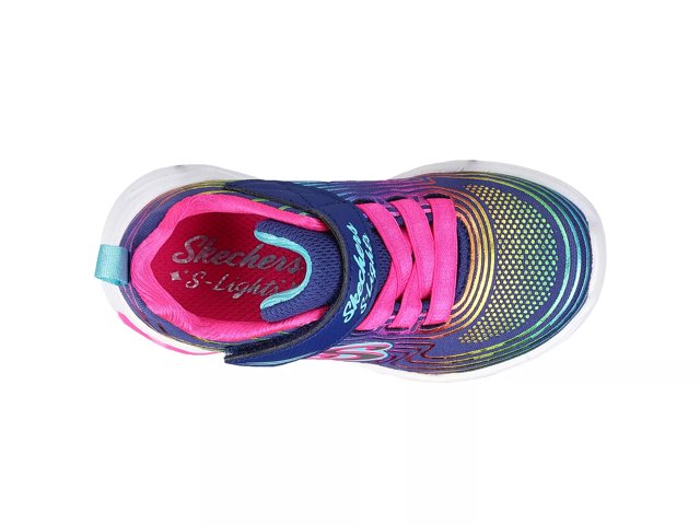 Skechers Wavy Beams Slip On Light Up Sneaker Kids Free