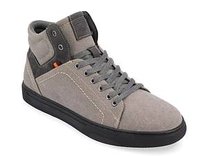 Grey high top outlet sneakers