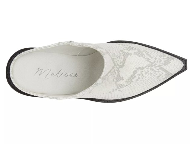 Matisse snakeskin clearance mules