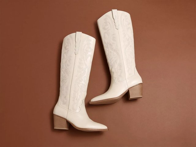 Dsw sale embroidered boots