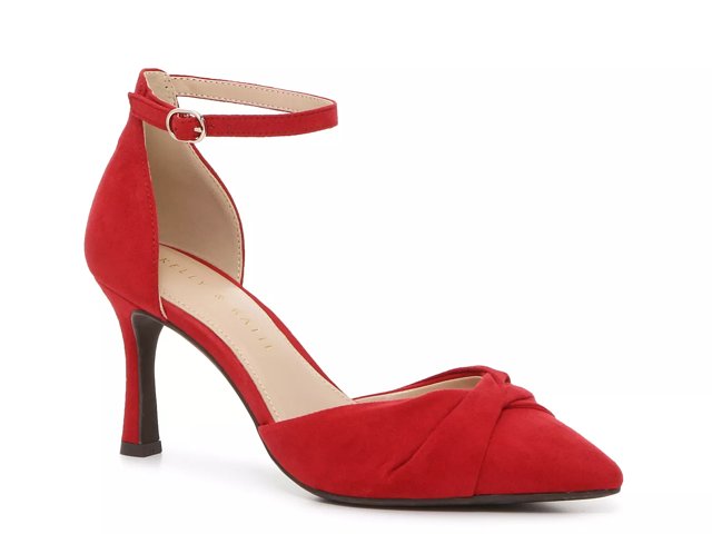 Red pumps dsw discount
