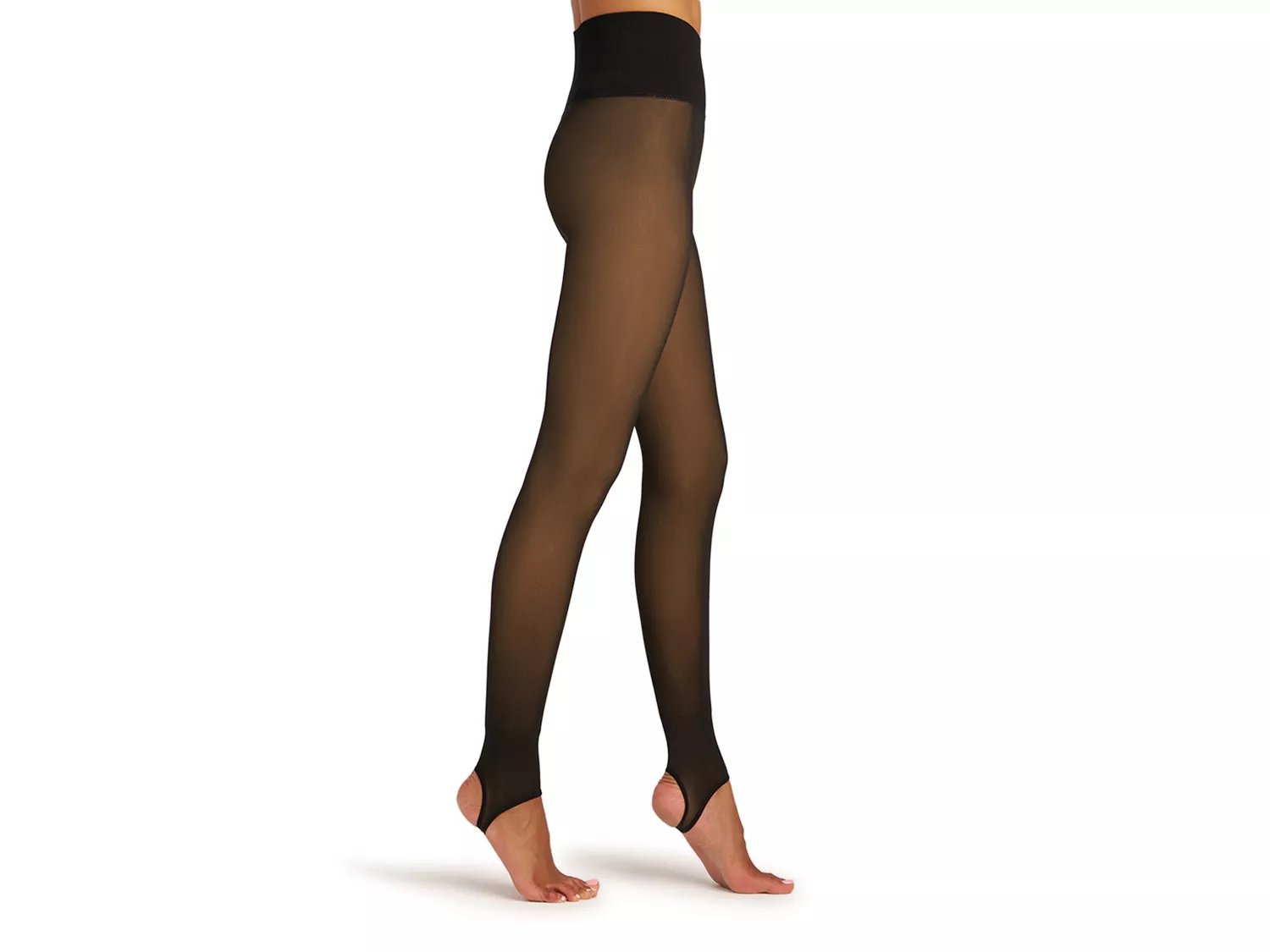 Faux nude fleece store tights