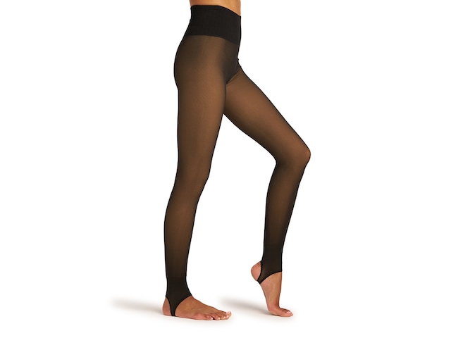 Lemon Faux Translucent Fleece Lined Tights - Free Shipping