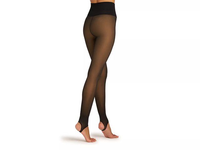 Faux sheer fleece lined tights best sale