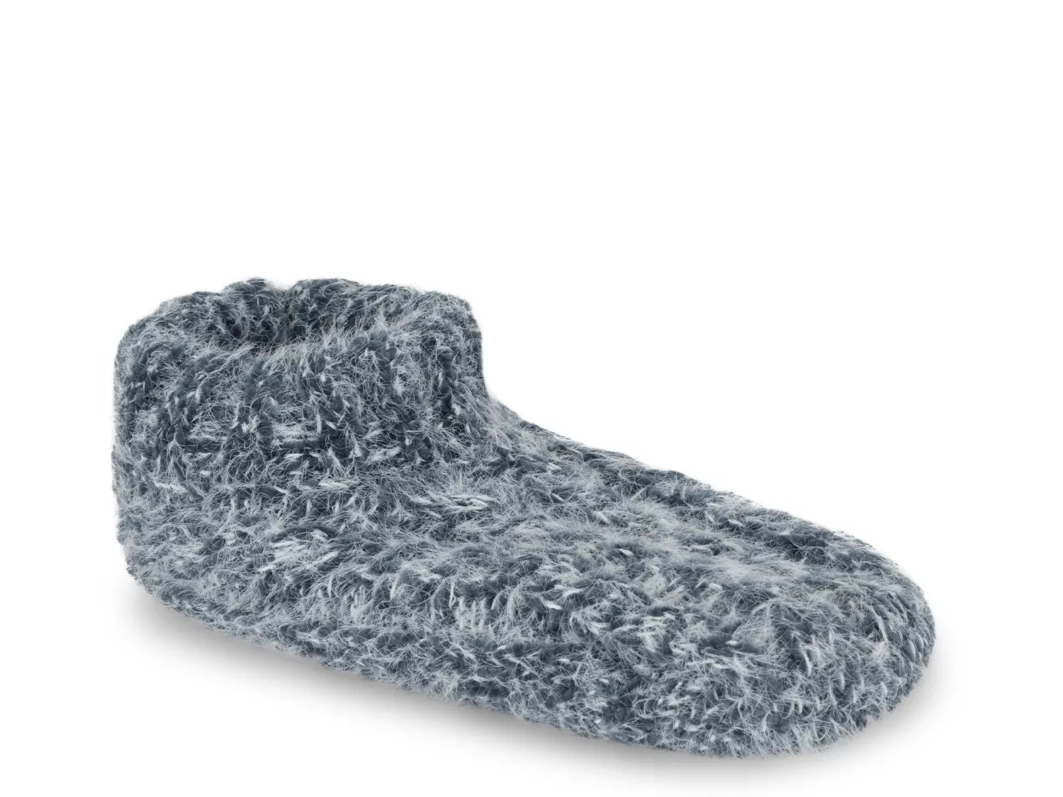 HUE Knit Faux Sherpa Slipper Socks