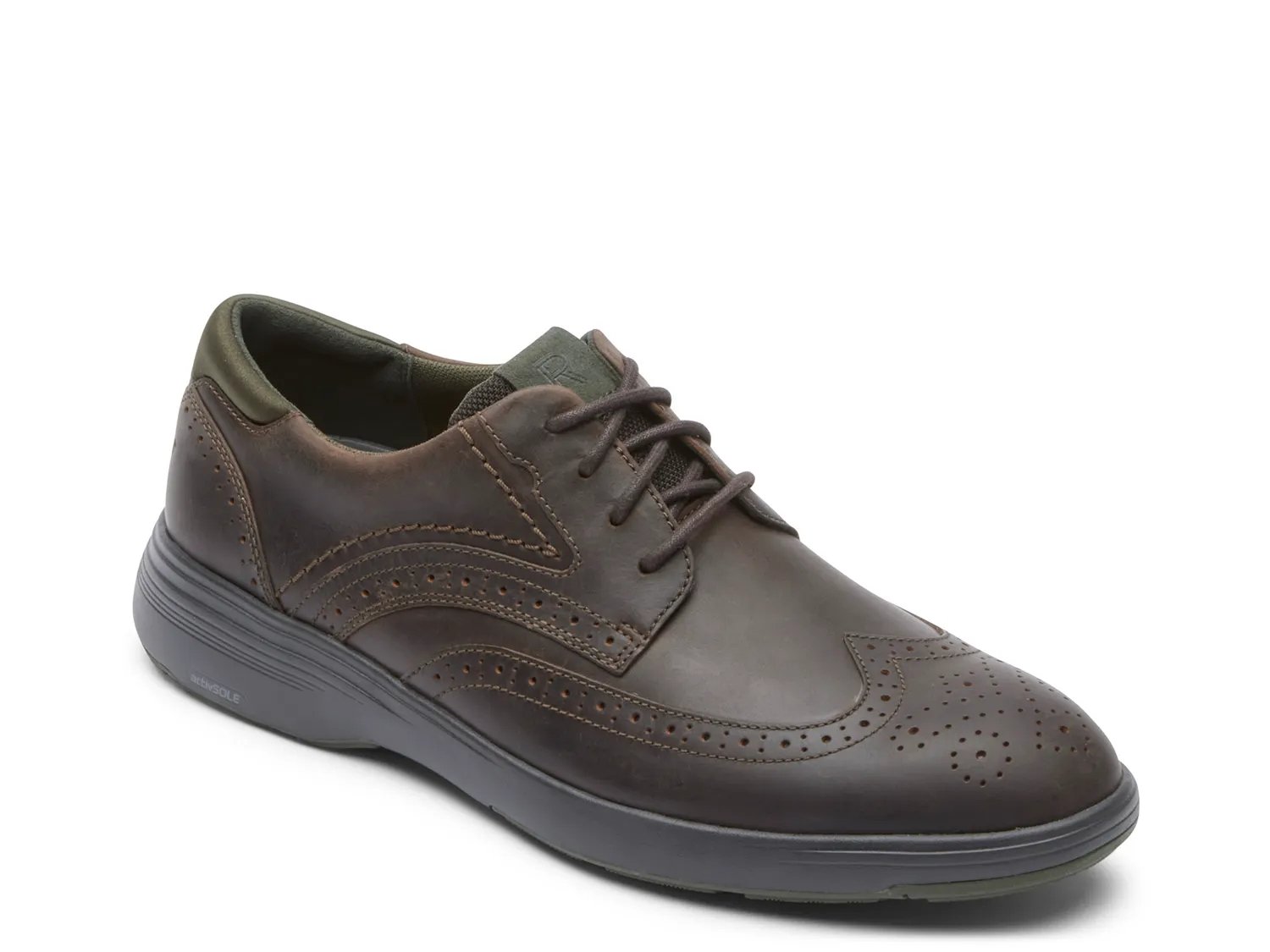 Rockport Wide Width Noah Wingtip Oxford | Men's | Dark Brown | Size 7 | Oxfords | Wingtip