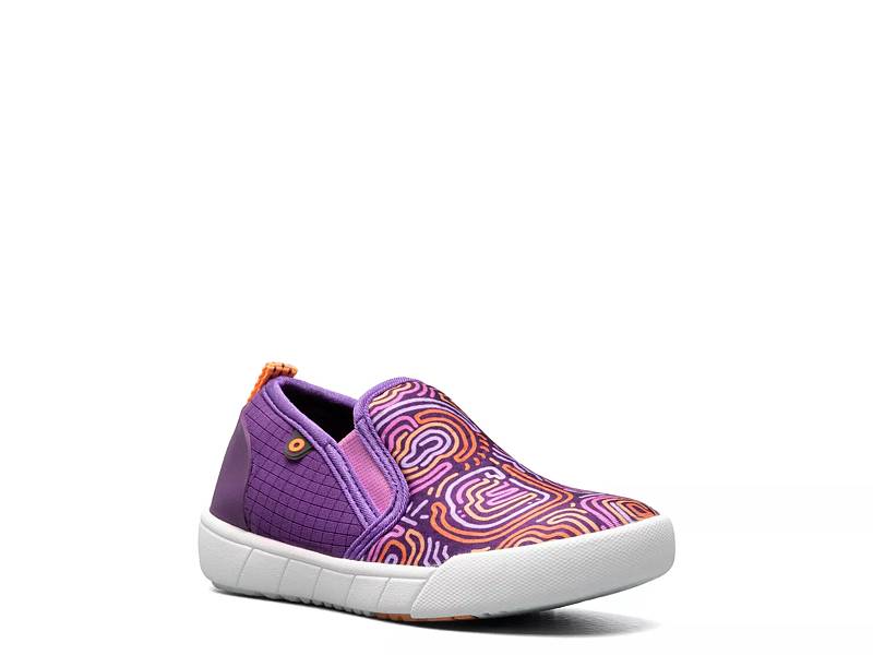 puma slip ons kids purple