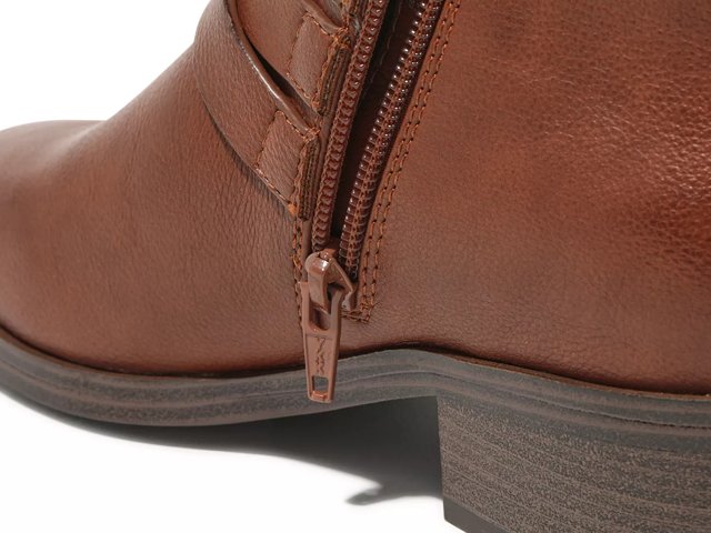 Dsw deals cognac booties