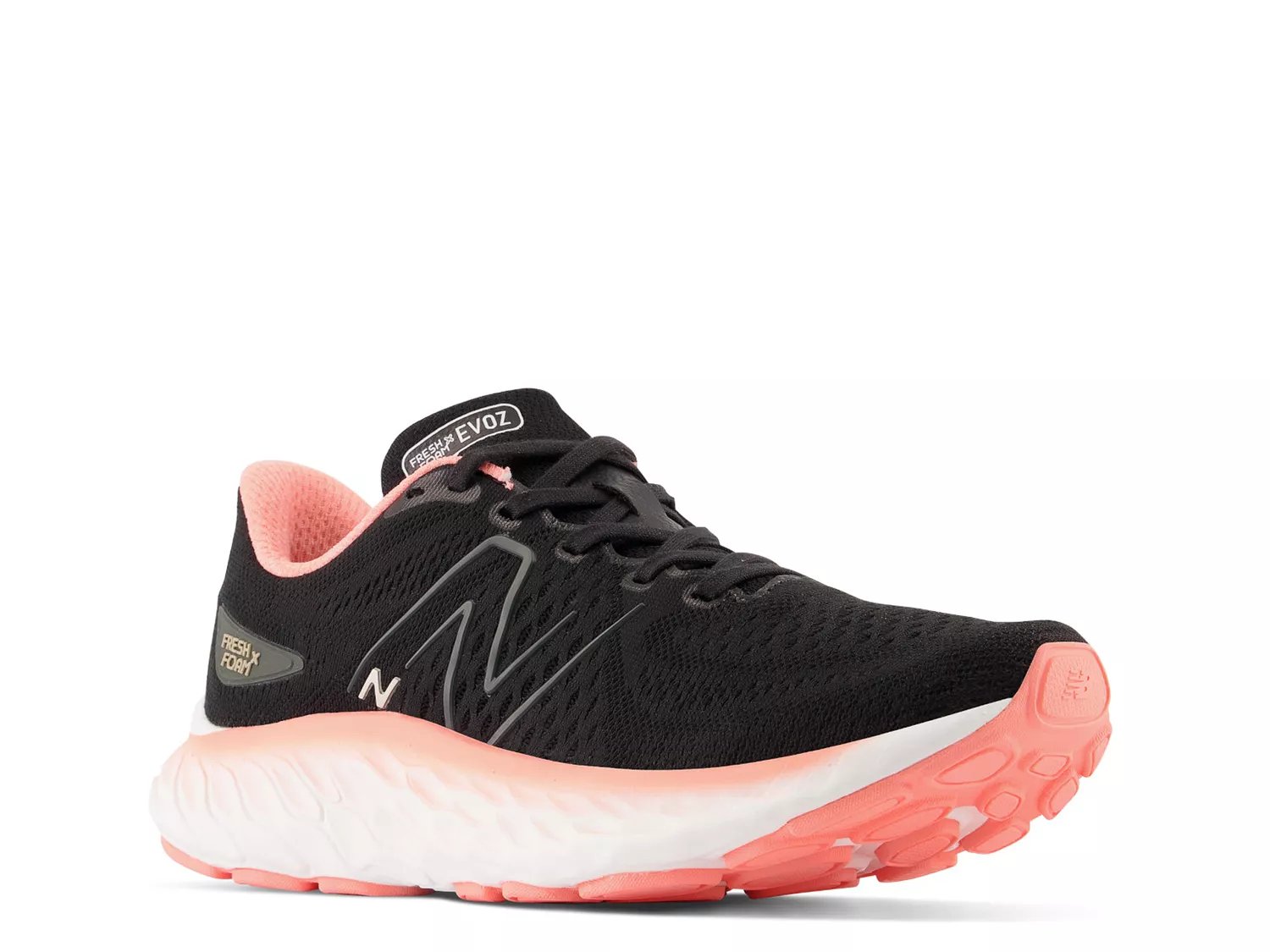 New balance black and pink running shoes best sale