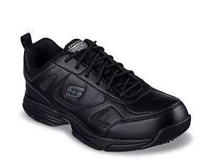 Mens wide non slip cheap work shoes