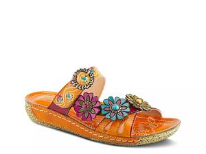 Orange discount sandals dsw