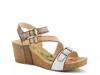 Tanja Wedge Sandal White Multicolor view