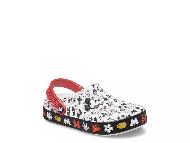 White mickey mouse crocs online