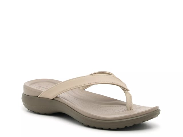 Women's crocs capri flip flops clearance