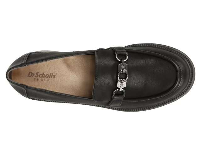 Dr scholl's black loafers sale